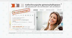 Desktop Screenshot of kieferchirurgie-leipzig.com